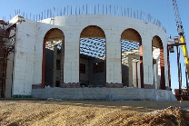 Arched Openings in a Radius Wall with Fox Blocks ICF