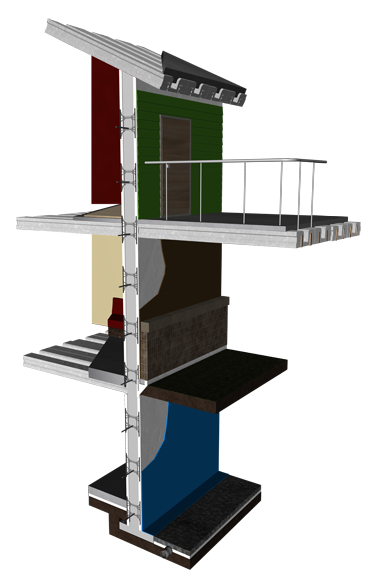 Green Building Products - LiteDeck ICF Concrete Decking System from LiteForm | Green Harbor Building Systems GA