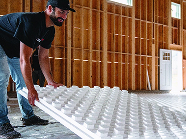 SuperPex Interlocking Radiant Floor Heat Panels